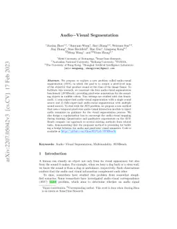Audio-Visual Segmentation