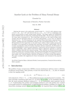 Another Look at the Problem of Many-Normal-Means
