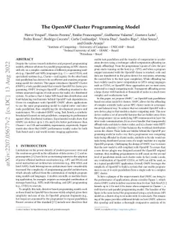 The OpenMP Cluster Programming Model