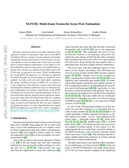 M-FUSE: Multi-frame Fusion for Scene Flow Estimation