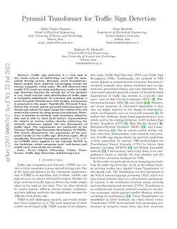 Pyramid Transformer for Traffic Sign Detection