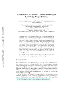 LiveSchema: A Gateway Towards Learning on Knowledge Graph Schemas