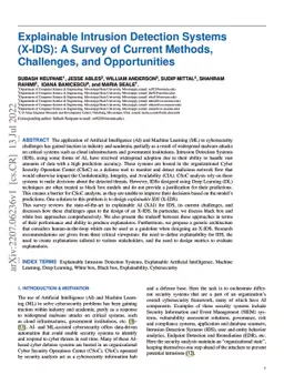 Explainable Intrusion Detection Systems (X-IDS): A Survey of Current
  Methods, Challenges, and Opportunities