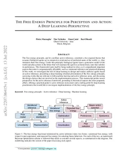 The Free Energy Principle for Perception and Action: A Deep Learning
  Perspective