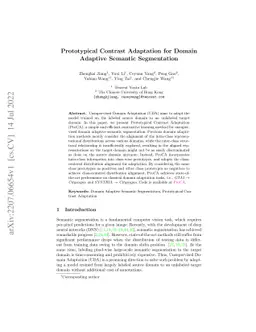 Prototypical Contrast Adaptation for Domain Adaptive Semantic
  Segmentation