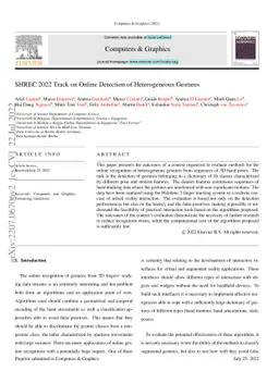 SHREC 2022 Track on Online Detection of Heterogeneous Gestures