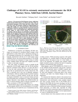 Challenges of SLAM in extremely unstructured environments: the DLR
  Planetary Stereo, Solid-State LiDAR, Inertial Dataset