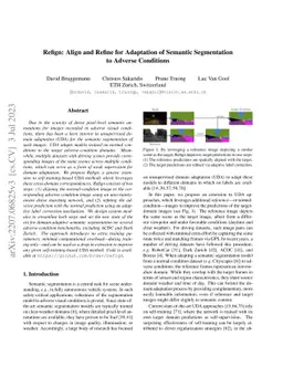 Refign: Align and Refine for Adaptation of Semantic Segmentation to
  Adverse Conditions