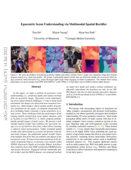 Egocentric Scene Understanding via Multimodal Spatial Rectifier