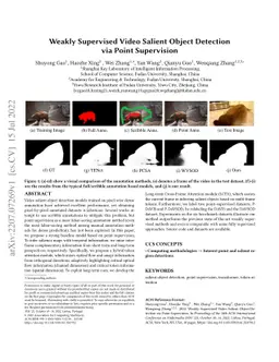 Weakly Supervised Video Salient Object Detection via Point Supervision