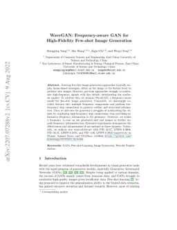 WaveGAN: Frequency-aware GAN for High-Fidelity Few-shot Image Generation