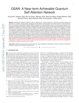 QSAN: A Near-term Achievable Quantum Self-Attention Network