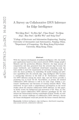 A Survey on Collaborative DNN Inference for Edge Intelligence