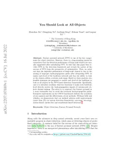 You Should Look at All Objects