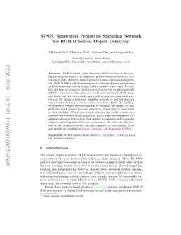 SPSN: Superpixel Prototype Sampling Network for RGB-D Salient Object
  Detection