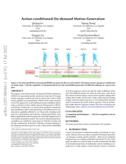 Action-conditioned On-demand Motion Generation