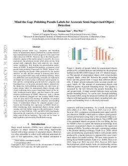 Mind the Gap: Polishing Pseudo labels for Accurate Semi-supervised
  Object Detection
