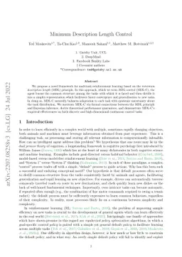 Minimum Description Length Control