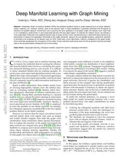 Deep Manifold Learning with Graph Mining