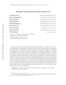 Bayesian Optimization for Macro Placement