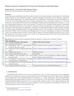 Hardware-agnostic Computation for Large-scale Knowledge Graph Embeddings
