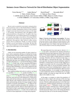 Instance-Aware Observer Network for Out-of-Distribution Object
  Segmentation