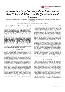 Accelerating Deep Learning Model Inference on Arm CPUs with Ultra-Low
  Bit Quantization and Runtime