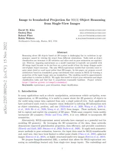 Image to Icosahedral Projection for $\mathrm{SO}(3)$ Object Reasoning
  from Single-View Images