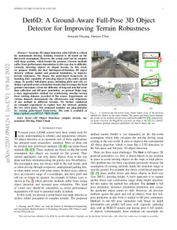 Det6D: A Ground-Aware Full-Pose 3D Object Detector for Improving Terrain
  Robustness