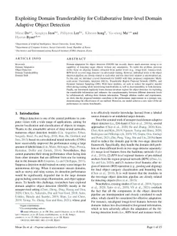 Exploiting Domain Transferability for Collaborative Inter-level Domain
  Adaptive Object Detection