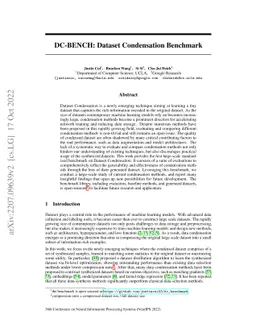 DC-BENCH: Dataset Condensation Benchmark