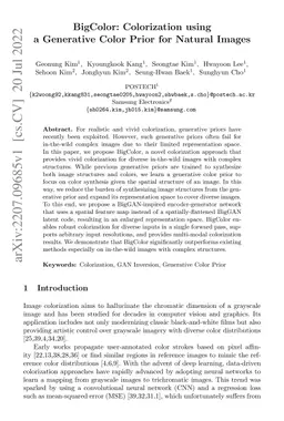 BigColor: Colorization using a Generative Color Prior for Natural Images