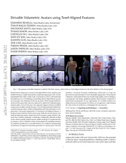 Drivable Volumetric Avatars using Texel-Aligned Features