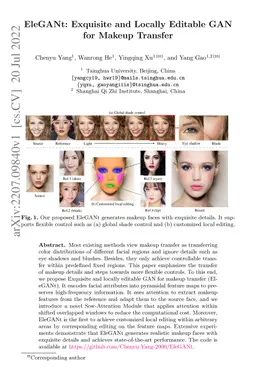 EleGANt: Exquisite and Locally Editable GAN for Makeup Transfer