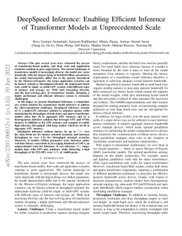 DeepSpeed Inference: Enabling Efficient Inference of Transformer Models
  at Unprecedented Scale