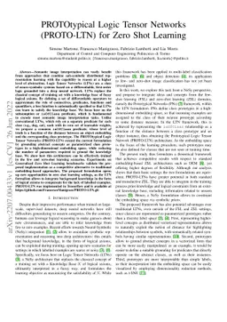 PROTOtypical Logic Tensor Networks (PROTO-LTN) for Zero Shot Learning