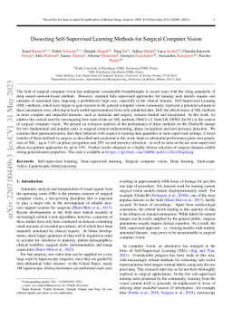 Dissecting Self-Supervised Learning Methods for Surgical Computer Vision