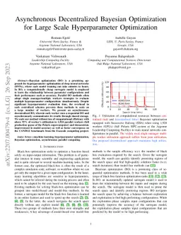Asynchronous Decentralized Bayesian Optimization for Large Scale
  Hyperparameter Optimization