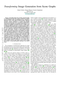 Transforming Image Generation from Scene Graphs