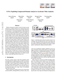CoVA: Exploiting Compressed-Domain Analysis to Accelerate Video
  Analytics