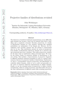 Projectivity revisited