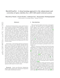 SketchCleanNet -- A deep learning approach to the enhancement and
  correction of query sketches for a 3D CAD model retrieval system