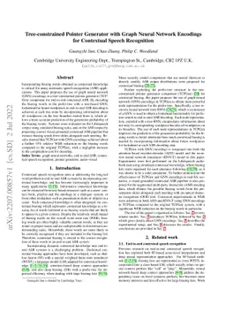 Tree-constrained Pointer Generator with Graph Neural Network Encodings
  for Contextual Speech Recognition