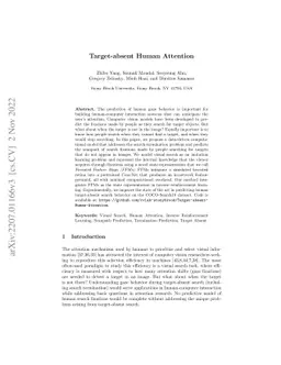 Target-absent Human Attention