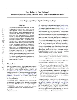 How Robust is Your Fairness? Evaluating and Sustaining Fairness under
  Unseen Distribution Shifts