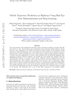 Vehicle Trajectory Prediction on Highways Using Bird Eye View
  Representations and Deep Learning