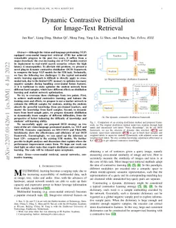 Dynamic Contrastive Distillation for Image-Text Retrieval