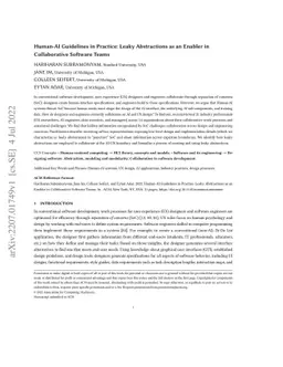 Human-AI Guidelines in Practice: Leaky Abstractions as an Enabler in
  Collaborative Software Teams