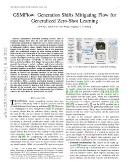 GSMFlow: Generation Shifts Mitigating Flow for Generalized Zero-Shot
  Learning