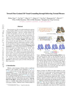 Toward Explainable and Fine-Grained 3D Grounding through Referring
  Textual Phrases